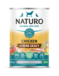 Naturo uGI TROFI SKuLOu Grain Free me Kotopoulo, Laxanika kai Frouta 390gr